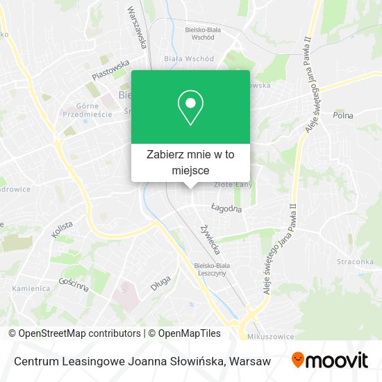 Mapa Centrum Leasingowe Joanna Słowińska