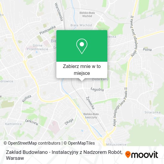 Mapa Zakład Budowlano - Instalacyjny z Nadzorem Robót