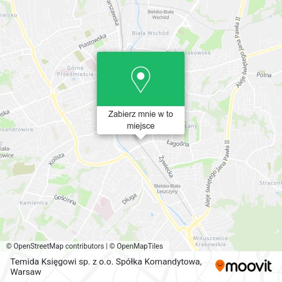 Mapa Temida Księgowi sp. z o.o. Spółka Komandytowa