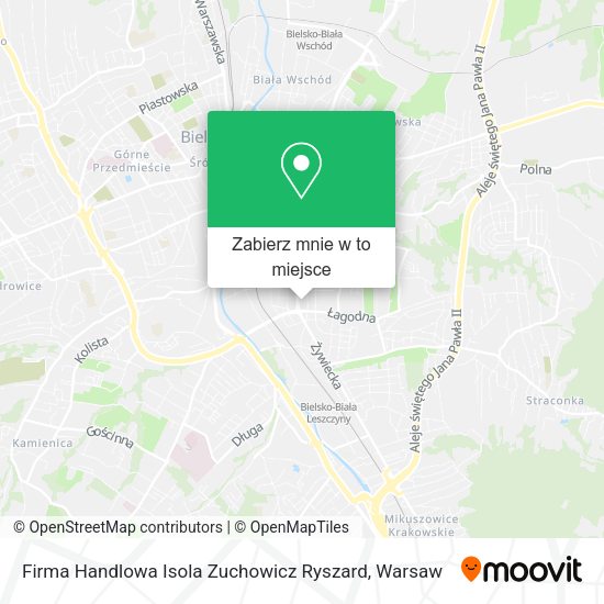 Mapa Firma Handlowa Isola Zuchowicz Ryszard