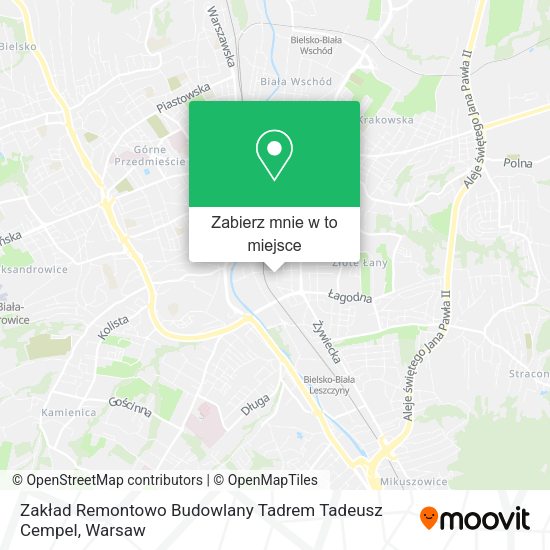 Mapa Zakład Remontowo Budowlany Tadrem Tadeusz Cempel