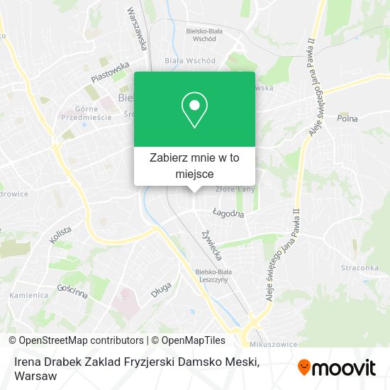 Mapa Irena Drabek Zaklad Fryzjerski Damsko Meski