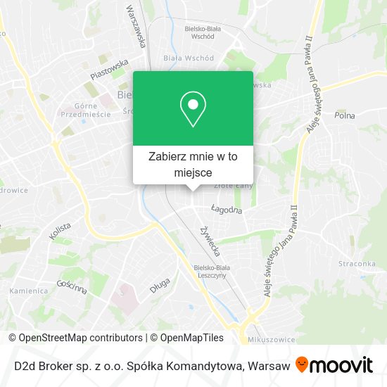 Mapa D2d Broker sp. z o.o. Spółka Komandytowa