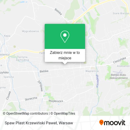 Mapa Spaw Plast Krzewiński Paweł