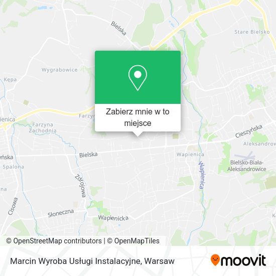 Mapa Marcin Wyroba Usługi Instalacyjne