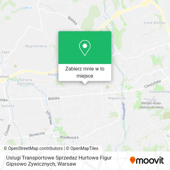 Mapa Uslugi Transportowe Sprzedaz Hurtowa Figur Gipsowo Zywicznych