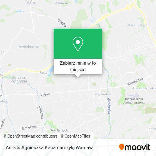 Mapa Aniess Agnieszka Kaczmarczyk