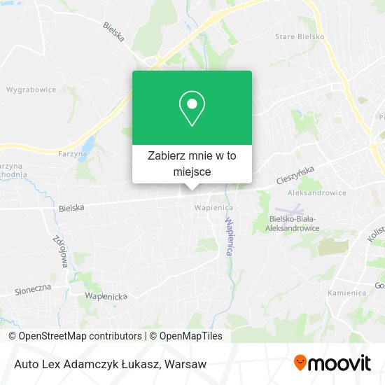 Mapa Auto Lex Adamczyk Łukasz