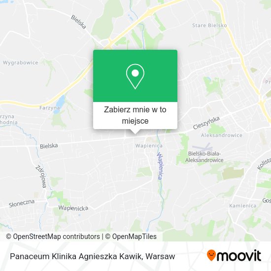 Mapa Panaceum Klinika Agnieszka Kawik