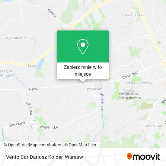 Mapa Vento Car Dariusz Kolber