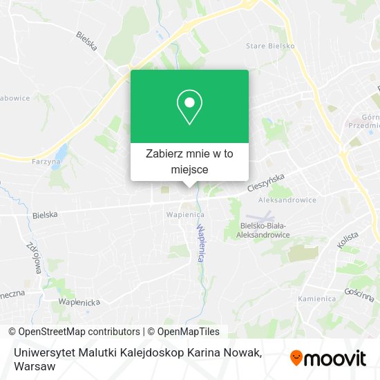 Mapa Uniwersytet Malutki Kalejdoskop Karina Nowak