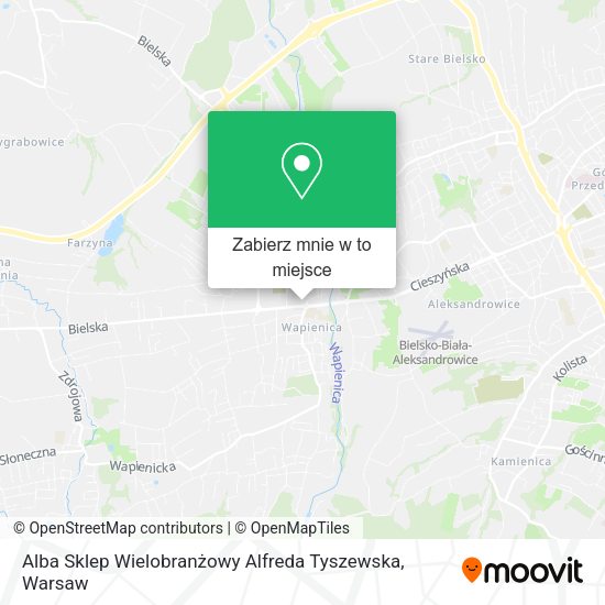 Mapa Alba Sklep Wielobranżowy Alfreda Tyszewska