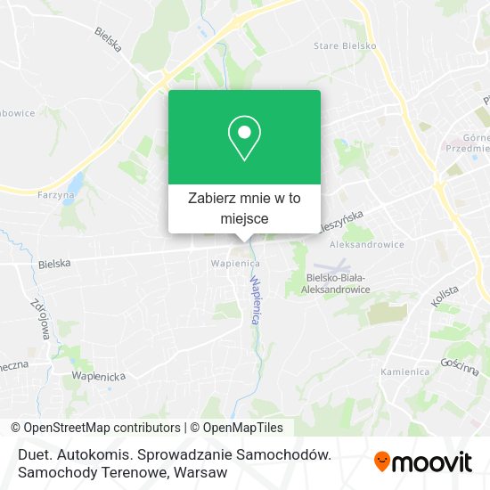 Mapa Duet. Autokomis. Sprowadzanie Samochodów. Samochody Terenowe