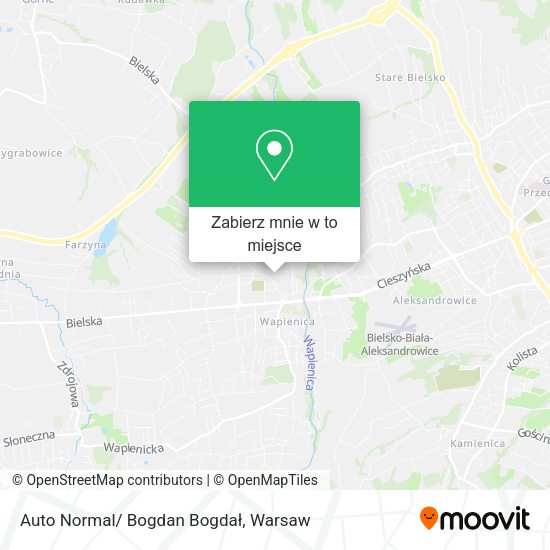 Mapa Auto Normal/ Bogdan Bogdał