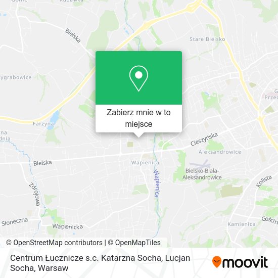 Mapa Centrum Łucznicze s.c. Katarzna Socha, Lucjan Socha