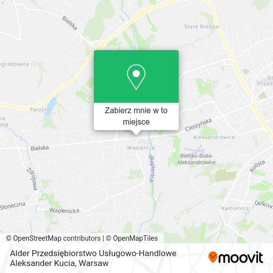 Mapa Alder Przedsiębiorstwo Usługowo-Handlowe Aleksander Kucia