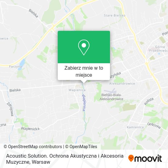 Mapa Acoustic Solution. Ochrona Akustyczna i Akcesoria Muzyczne