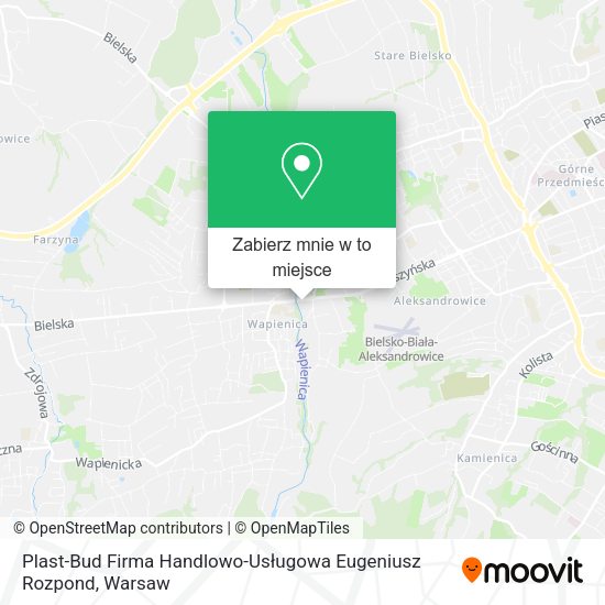 Mapa Plast-Bud Firma Handlowo-Usługowa Eugeniusz Rozpond