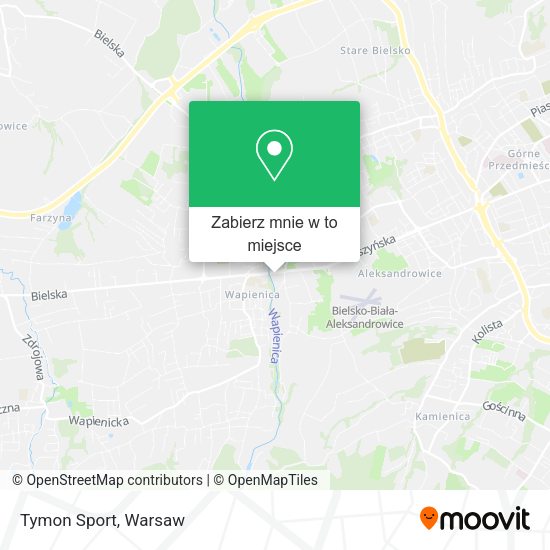 Mapa Tymon Sport