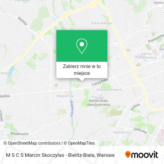 Mapa M S C S Marcin Skoczylas - Bielitz-Biala