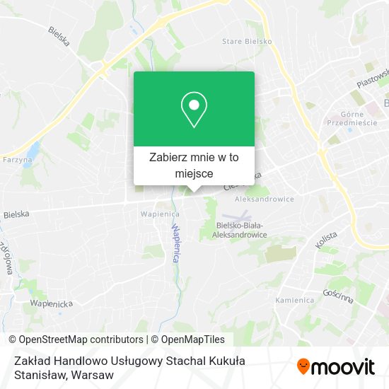 Mapa Zakład Handlowo Usługowy Stachal Kukuła Stanisław