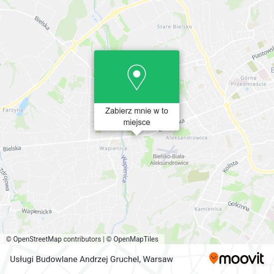 Mapa Usługi Budowlane Andrzej Gruchel