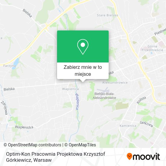 Mapa Optim-Kon Pracownia Projektowa Krzysztof Górkiewicz