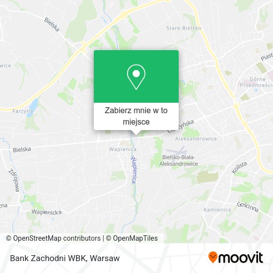 Mapa Bank Zachodni WBK