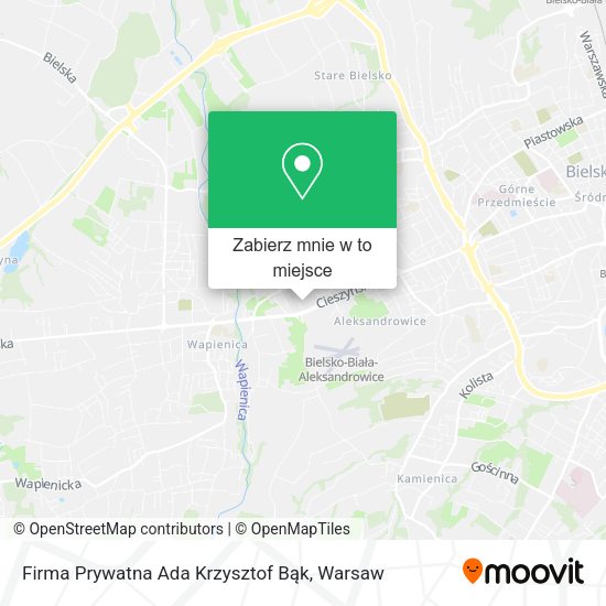 Mapa Firma Prywatna Ada Krzysztof Bąk