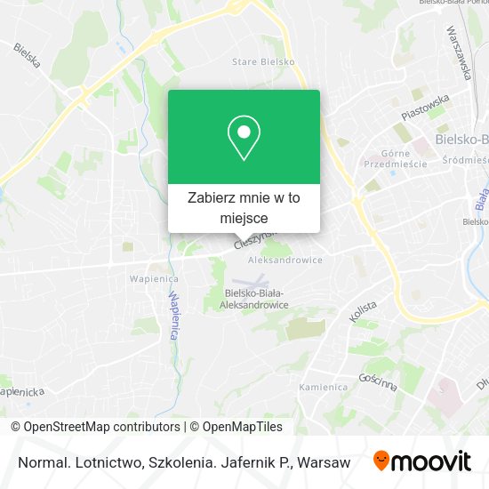 Mapa Normal. Lotnictwo, Szkolenia. Jafernik P.