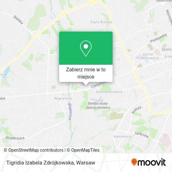 Mapa Tigridia Izabela Zdrójkowska