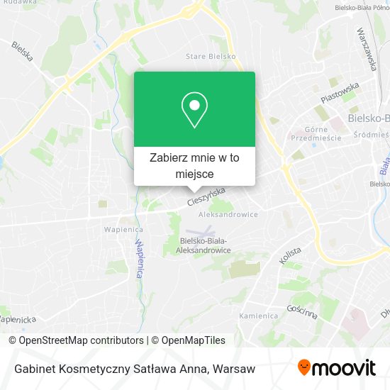 Mapa Gabinet Kosmetyczny Satława Anna