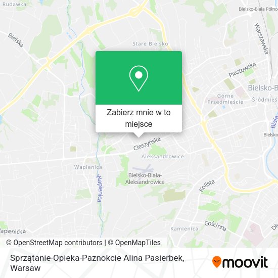 Mapa Sprzątanie-Opieka-Paznokcie Alina Pasierbek