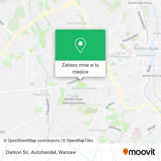 Mapa Darkon Sc. Autohandel