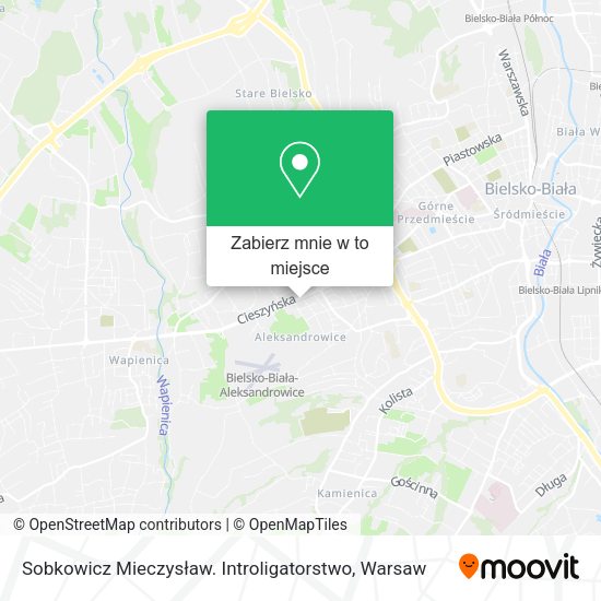 Mapa Sobkowicz Mieczysław. Introligatorstwo