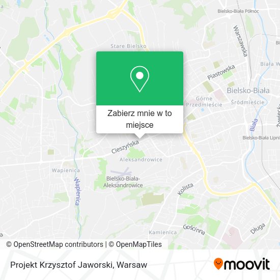 Mapa Projekt Krzysztof Jaworski