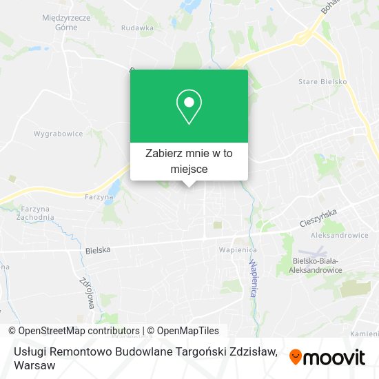 Mapa Usługi Remontowo Budowlane Targoński Zdzisław