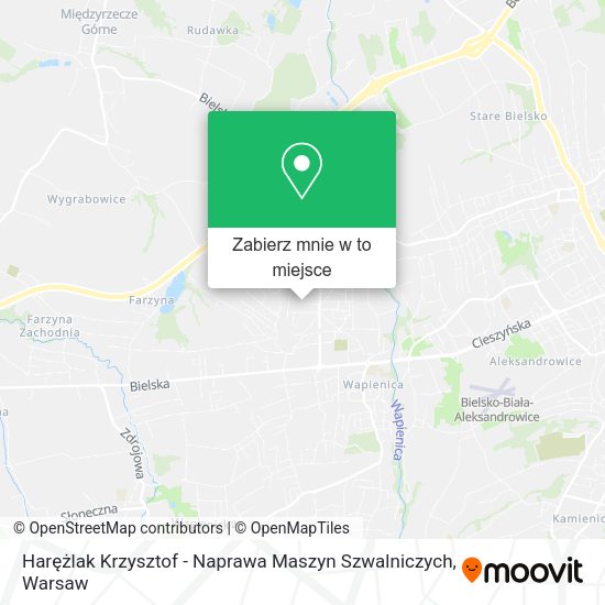 Mapa Harężlak Krzysztof - Naprawa Maszyn Szwalniczych