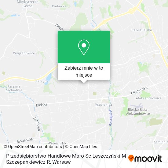 Mapa Przedsiębiorstwo Handlowe Maro Sc Leszczyński M Szczepankiewicz R