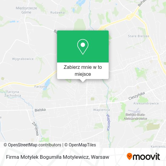 Mapa Firma Motylek Bogumiła Motylewicz