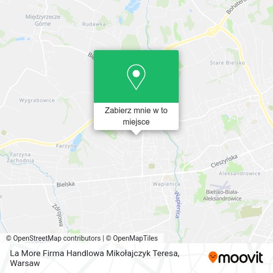 Mapa La More Firma Handlowa Mikołajczyk Teresa