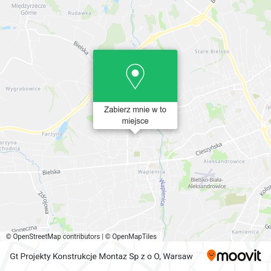 Mapa Gt Projekty Konstrukcje Montaz Sp z o O