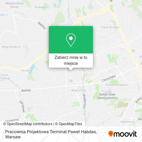 Mapa Pracownia Projektowa Terminal Paweł Habdas