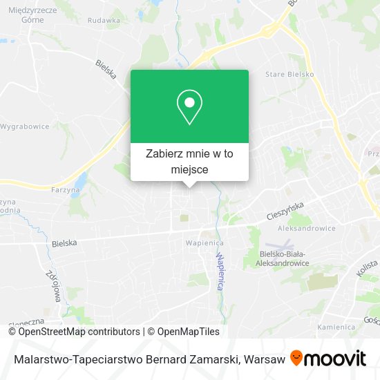 Mapa Malarstwo-Tapeciarstwo Bernard Zamarski