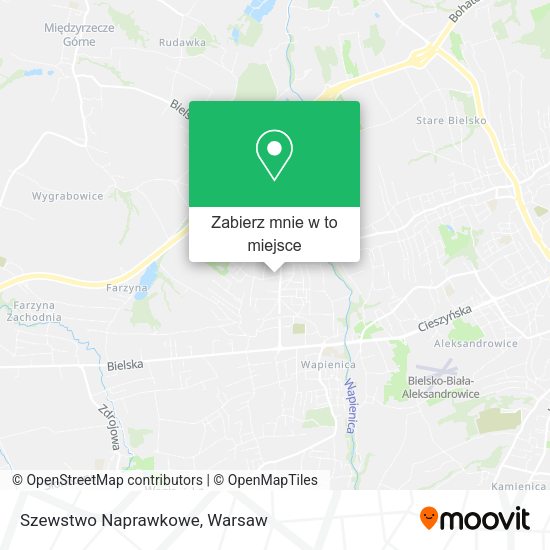 Mapa Szewstwo Naprawkowe