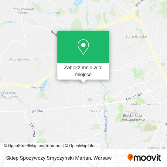 Mapa Sklep Spożywczy Smyczyński Marian