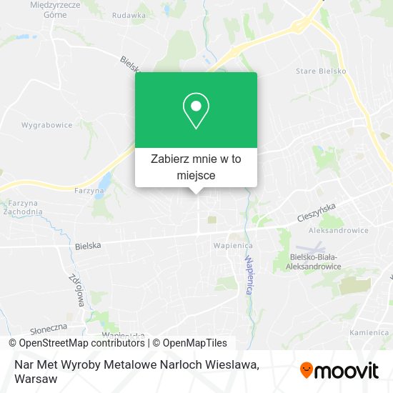 Mapa Nar Met Wyroby Metalowe Narloch Wieslawa