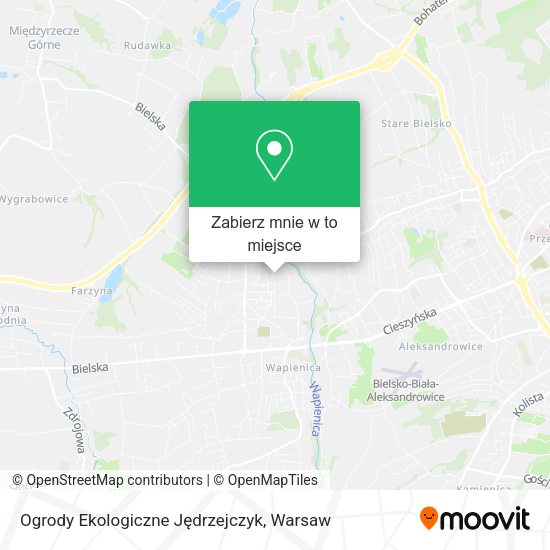 Mapa Ogrody Ekologiczne Jędrzejczyk