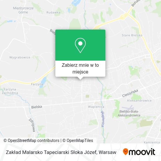 Mapa Zakład Malarsko Tapeciarski Słoka Józef