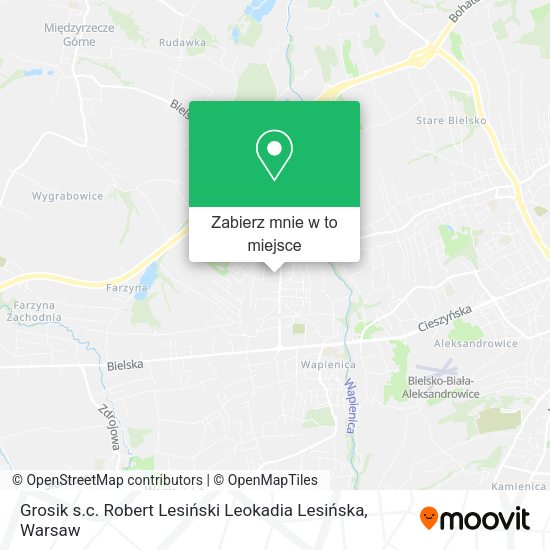 Mapa Grosik s.c. Robert Lesiński Leokadia Lesińska